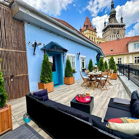 Casa Albastra By Casa Otto Apartment Sighisoara Bagian luar foto