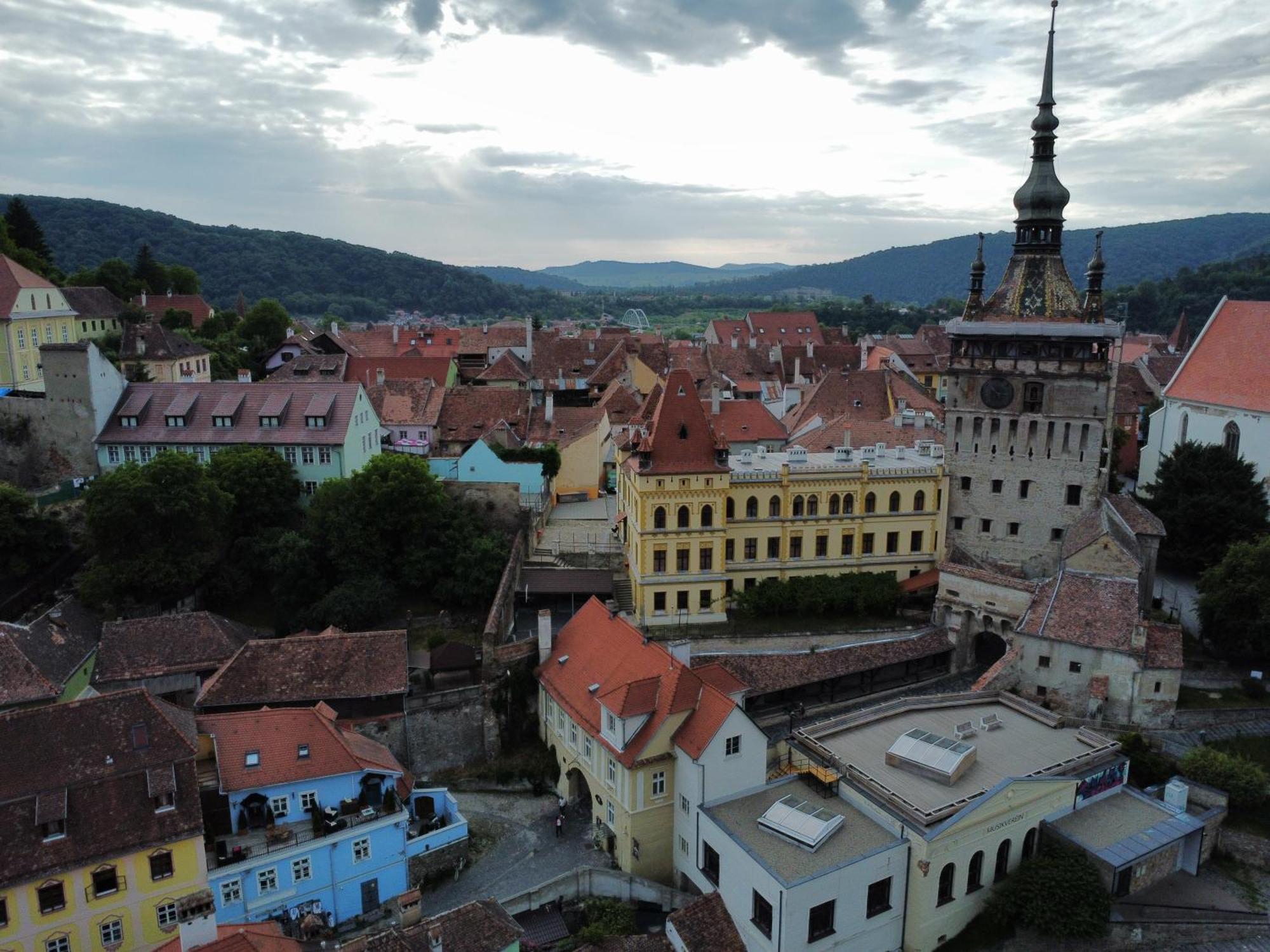 Casa Albastra By Casa Otto Apartment Sighisoara Bagian luar foto